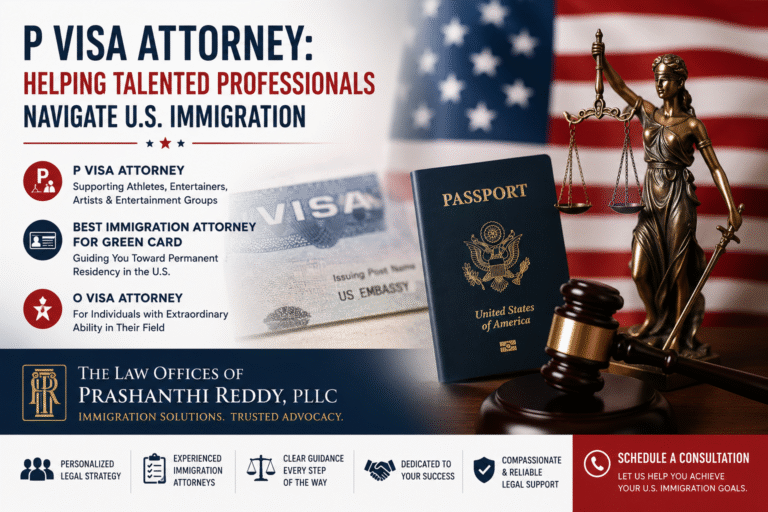 P Visa Attorney: Helping Talented Professionals Navigate U.S. Immigration